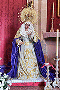 Besamanos de Nuestra Señora del Desconsuelo (Capilla de Nuestra Señora del Rosario de la Aurora) (El Puerto de Santa María (Cádiz). 23 de marzo de 2014