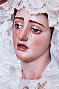 Besamanos de Nuestra Señora del Desconsuelo (Capilla de Nuestra Señora del Rosario de la Aurora) (El Puerto de Santa María (Cádiz). 23 de marzo de 2014