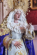 Besamanos de Nuestra Señora del Desconsuelo (Capilla de Nuestra Señora del Rosario de la Aurora) (El Puerto de Santa María (Cádiz). 23 de marzo de 2014