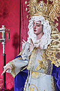 Besamanos de Nuestra Señora del Desconsuelo (Capilla de Nuestra Señora del Rosario de la Aurora) (El Puerto de Santa María (Cádiz). 23 de marzo de 2014