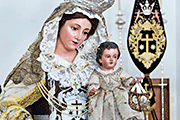 Besamanos de Nuestra Señora del Carmen (Iglesia de Nuestra Señora del Carmen y San Marcos) (El Puerto de Santa María - Cádiz). 15 de julio de 2014