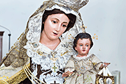 Besamanos de Nuestra Señora del Carmen (Iglesia de Nuestra Señora del Carmen y San Marcos) (El Puerto de Santa María - Cádiz). 15 de julio de 2014