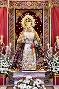 Besamanos de María Santísima de los Dolores (Iglesia Prioral de Nuestra Señora de los Milagros - El Puerto de Santa María (Cádiz) - 28 de septiembre de 2014