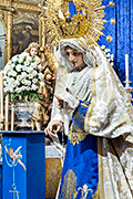 Besamanos de María Santísima de Gracia y Esperanza (Iglesia Mayor Prioral) (El Puerto de Santa María (Cádiz). 15 de diciembre de 2013