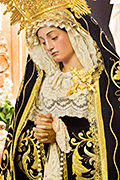 Besamanos de Nuestra Señora de la Soledad (Iglesia Mayor Prioral) (El Puerto de Santa María (Cádiz). 13 de octubre de 2013