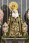 Besamanos de Nuestra Señora de la Soledad (Iglesia Prioral de Nuestra Señora de los Milagros - El Puerto de Santa María (Cádiz) - 12 de octubre de 2014