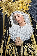 Besamanos de Nuestra Señora de la Soledad (Iglesia Prioral de Nuestra Señora de los Milagros - El Puerto de Santa María (Cádiz) - 12 de octubre de 2014