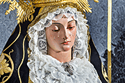 Besamanos de Nuestra Señora de la Soledad (Iglesia Prioral de Nuestra Señora de los Milagros - El Puerto de Santa María (Cádiz) - 12 de octubre de 2014