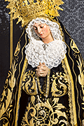 Besamanos de Nuestra Señora de la Soledad (Iglesia Prioral de Nuestra Señora de los Milagros - El Puerto de Santa María (Cádiz) - 12 de octubre de 2014