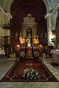 Besamanos de María Santísima del Rosario en sus Misterios Dolorosos (Capilla de Nuestro Padre Jesús de los Afligidos - El Puerto de Santa María (Cádiz) - 12 de octubre de 2014