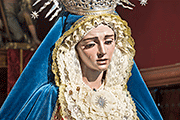 Besamanos de María Santísima del Rosario en sus Misterios Dolorosos (Capilla de Nuestro Padre Jesús de los Afligidos - El Puerto de Santa María (Cádiz) - 12 de octubre de 2014