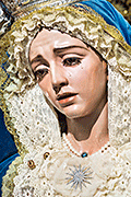 Besamanos de María Santísima del Rosario en sus Misterios Dolorosos (Capilla de Nuestro Padre Jesús de los Afligidos - El Puerto de Santa María (Cádiz) - 12 de octubre de 2014