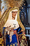 Besamanos de María Santísima de la Amargura (Iglesia de San Joaquin) (El Puerto de Santa María (Cádiz). 8 de diciembre de 2014