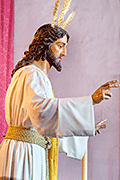 Besapiés del Santísimo Cristo Resucitado (Iglesia de San Francisco) (Sanlúcar de Barrameda (Cádiz). 2 de marzo de 2014.