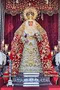 Besamanos de Nuestra Señora de la Victoria (Iglesia de San Miguel) (Sanlúcar de Barrameda - Cádiz). 22 de marzo de 2014
