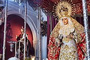 Besamanos de Nuestra Señora de la Victoria (Iglesia de San Miguel) (Sanlúcar de Barrameda - Cádiz). 22 de marzo de 2014