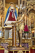 Besamanos de Nuestra Señora de la Victoria (Iglesia de San Miguel) (Sanlúcar de Barrameda - Cádiz). 22 de marzo de 2014