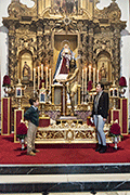 Besamanos de Nuestra Señora de la Victoria (Iglesia de San Miguel) (Sanlúcar de Barrameda - Cádiz). 22 de marzo de 2014