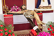 Besapiés del Santísimo Cristo de la Luz (Centro Pastoral San Luis Gonzaga) (Sanlúcar de Barrameda - Cádiz). 5 de abril de 2014