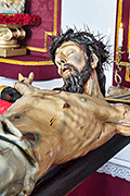 Besapiés del Santísimo Cristo de la Luz (Centro Pastoral San Luis Gonzaga) (Sanlúcar de Barrameda - Cádiz). 5 de abril de 2014
