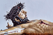 Besapiés del Santísimo Cristo de la Luz (Centro Pastoral San Luis Gonzaga) (Sanlúcar de Barrameda - Cádiz). 5 de abril de 2014