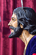 Besapiés de Nuestro Padre Jesús de la Oración en el Huerto (Iglesia de San Diego) (Sanlúcar de Barrameda - Cádiz). Domingo de Pasión. 6 de abril de 2014