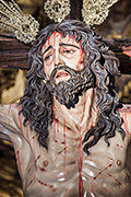 Besapiés del Santísimo Cristo de la Sed (Iglesia de Nuestra Señora de la O) (Sanlúcar de Barrameda - Cádiz). Domingo de Pasión. 6 de abril de 2014