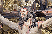 Besapiés del Santísimo Cristo de la Sed (Iglesia de Nuestra Señora de la O) (Sanlúcar de Barrameda - Cádiz). Domingo de Pasión. 6 de abril de 2014