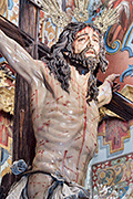Besapiés del Santísimo Cristo de la Sed (Iglesia de Nuestra Señora de la O) (Sanlúcar de Barrameda - Cádiz). Domingo de Pasión. 6 de abril de 2014