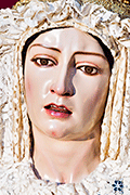 Besamanos de María Santísima de la Paz (Iglesia de San Francisco) (Sanlúcar de Barrameda - Cádiz). Domingo de Pasión. 6 de abril de 2014