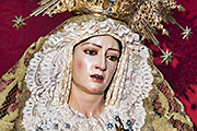 Besamanos de María Santísima de la Paz (Iglesia de San Francisco) (Sanlúcar de Barrameda - Cádiz). Domingo de Pasión. 6 de abril de 2014