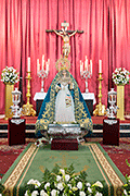 Besamanos de María Santísima de la Esperanza (Iglesia de San Nicolás de Bari) (Sanlúcar de Barrameda - Cádiz). Domingo de Pasión. 6 de abril de 2014
