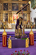 Besamanos de Nuestro Padre Jesús Nazareno (Santuario de Nuestra Señora de la Caridad) (Sanlúcar de Barrameda - Cádiz). Viernes de Dolores, 11 de abril de 2014