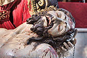 Besamanos de Nuestra Señora de las Angustias (Iglesia de Nuestra Señora del Carmen) (Sanlúcar de Barrameda - Cádiz). Viernes de Dolores, 11 de abril de 2014