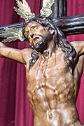 Besapiés del Santísimo Cristo de la Expiración (Iglesia de San Nicolás de Bari) (Sanlúcar de Barrameda - Cádiz). Viernes de Dolores, 11 de abril de 2014