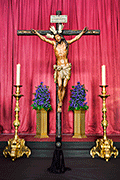 Besapiés del Santísimo Cristo de la Expiración (Iglesia de San Nicolás de Bari) (Sanlúcar de Barrameda - Cádiz). Viernes de Dolores, 11 de abril de 2014