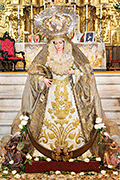 Besamanos de Nuestra Señora de Guadalupe (Iglesia de Nuestra Señora del Carmen) (Sanlúcar de Barrameda - Cádiz). 10 de mayo de 2014