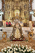Besamanos de Nuestra Señora de Guadalupe (Iglesia de Nuestra Señora del Carmen) (Sanlúcar de Barrameda - Cádiz). 10 de mayo de 2014