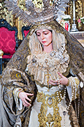 Besamanos de Nuestra Señora de Guadalupe (Iglesia de Nuestra Señora del Carmen) (Sanlúcar de Barrameda - Cádiz). 10 de mayo de 2014