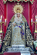 Besamanos de María Santísima de los Desamparados, con motivo de su Bendición el día anterior (Iglesia de Nuestra Señora de los Ángeles y San Sebastián Mártir) (Sanlúcar de Barrameda - Cádiz). 25 de mayo de 2014