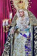 Besamanos de María Santísima de los Desamparados, con motivo de su Bendición el día anterior (Iglesia de Nuestra Señora de los Ángeles y San Sebastián Mártir) (Sanlúcar de Barrameda - Cádiz). 25 de mayo de 2014
