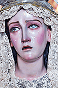 Besamanos de María Santísima del Amor, (Iglesia de San Francisco) (Sanlúcar de Barrameda - Cádiz). 28 de junio de 2014