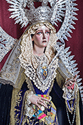 Besamanos de María Santísima del Amor, (Iglesia de San Francisco) (Sanlúcar de Barrameda - Cádiz). 28 de junio de 2014