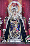 Besamanos de María Santísima del Amor, (Iglesia de San Francisco) (Sanlúcar de Barrameda - Cádiz). 28 de junio de 2014
