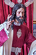 Besamanos de Nuestro Padre Jesús de la Sagrada Cena (Iglesia de Nuestra Señora del Carmen - Bonanza) (Sanlúcar de Barrameda - Cádiz). 28 de junio de 2014