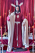 Besamanos de Nuestro Padre Jesús de la Sagrada Cena (Iglesia de Nuestra Señora del Carmen - Bonanza) (Sanlúcar de Barrameda - Cádiz). 28 de junio de 2014