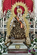 Besamanos de Nuestra Señora del Carmen (Capilla de Nuestra Señora del Carmen "La Capillita") (Sanlúcar de Barrameda - Cádiz). 16 de julio de 2014