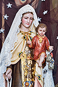 Besamanos de Nuestra Señora del Carmen (Capilla de Nuestra Señora del Carmen) (Bajo de Guía - Sanlúcar de Barrameda - Cádiz). 16 de julio de 2014