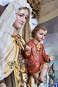 Besamanos de Nuestra Señora del Carmen (Capilla de Nuestra Señora del Carmen) (Bajo de Guía - Sanlúcar de Barrameda - Cádiz). 16 de julio de 2014