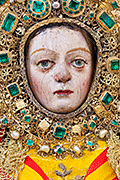 Besamanos de Nuestra Señora de la Caridad coronada, Patrona de Sanlúcar de Barrameda (Basílica Menor de Nuestra Señora de la Caridad coronada) (Sanlúcar de Barrameda - Cádiz). 31 de julio y 1 de agosto de 2014